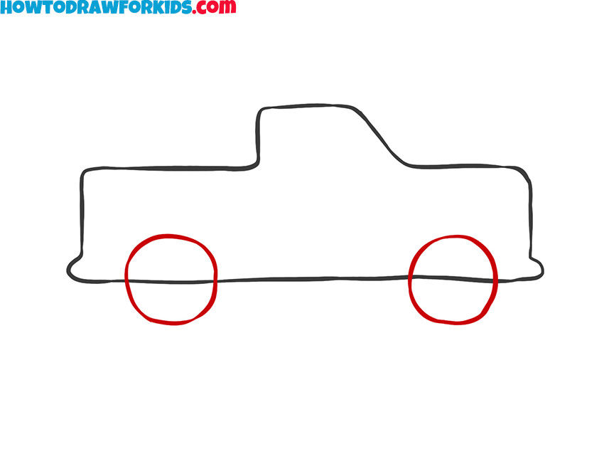 Learn how to draw a simple truck step by step