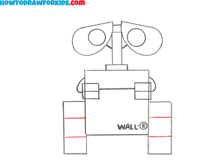 How to Draw WALLE Easy Drawing Tutorial For Kids