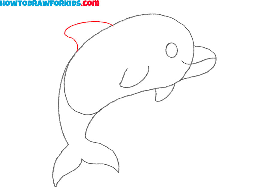 a dolphin drawing tutorial