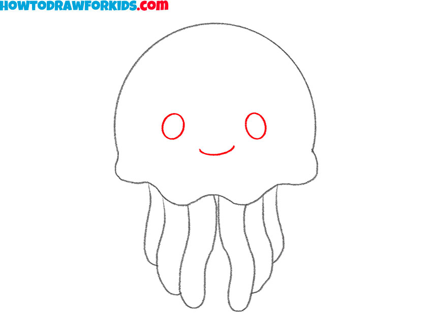 a jellyfish drawing guide
