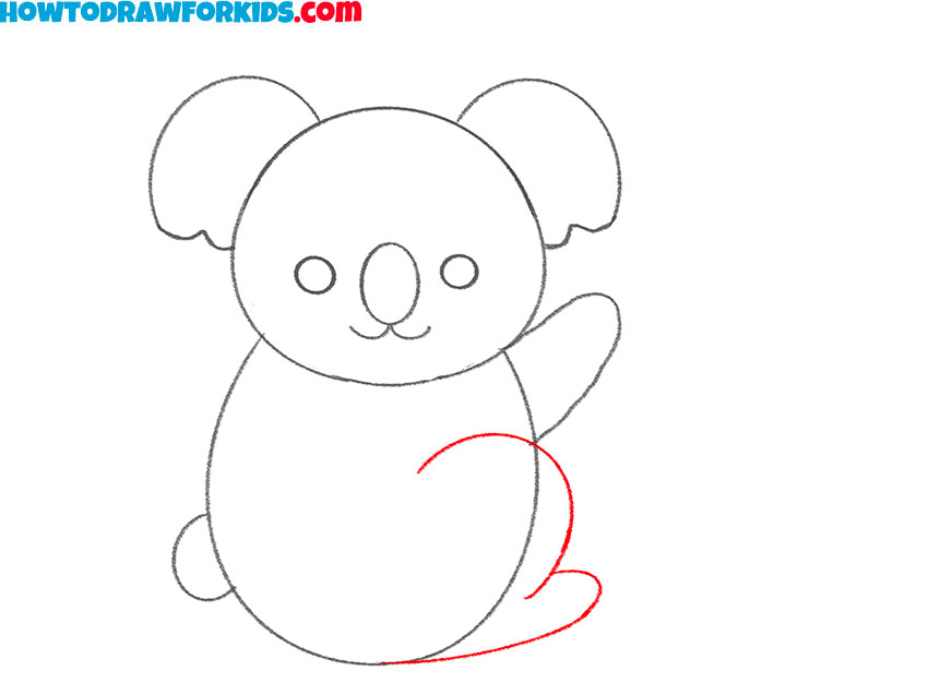 a koala drawing guide