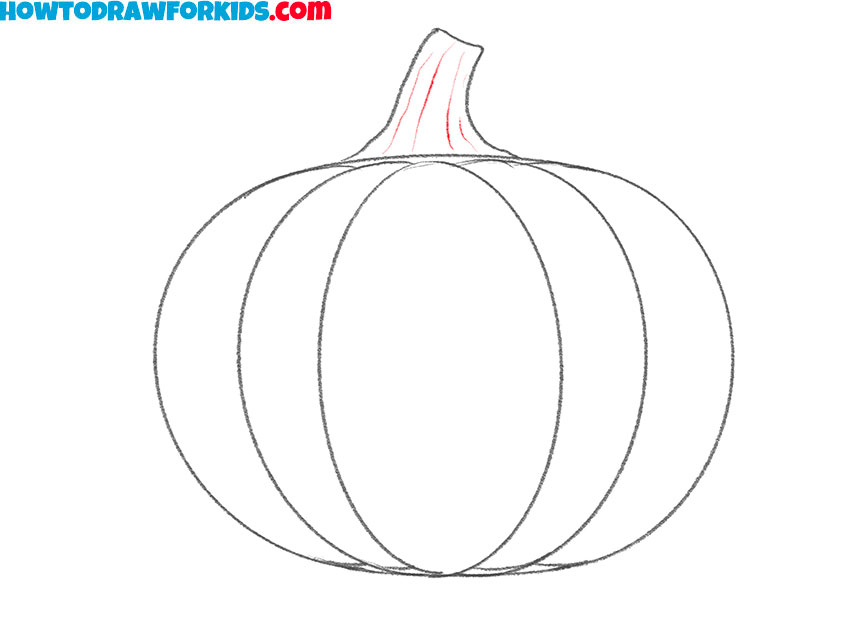 a pumpkin drawing guide