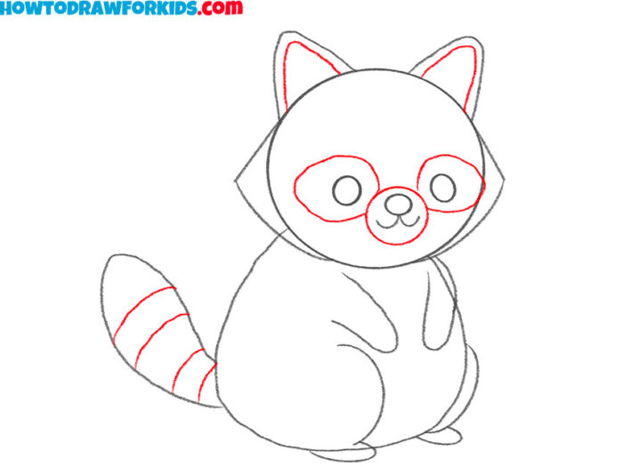 How to Draw a Raccoon Easy Drawing Tutorial For Kids