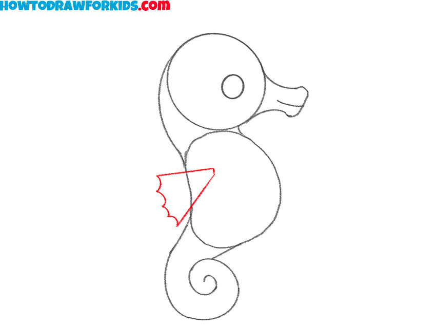 a seahorse drawing guide