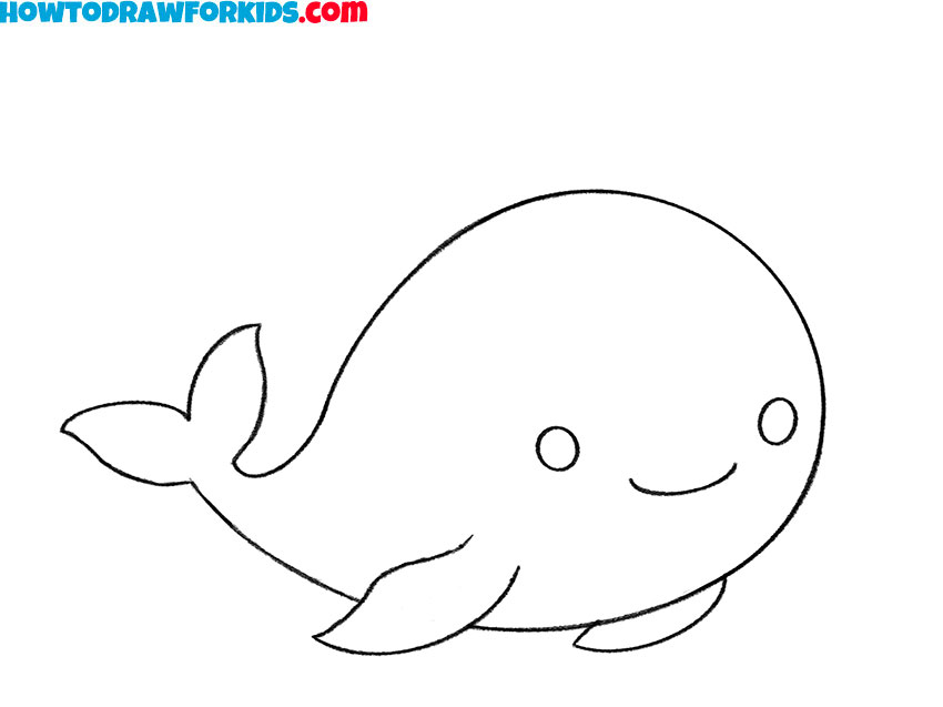a whale drawing tutorial