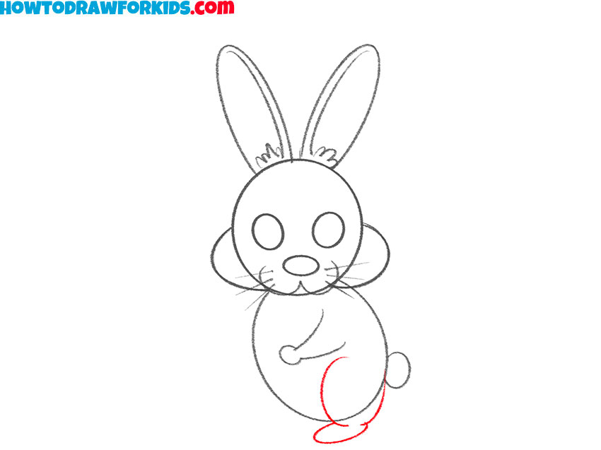 an easter bunny drawing guide