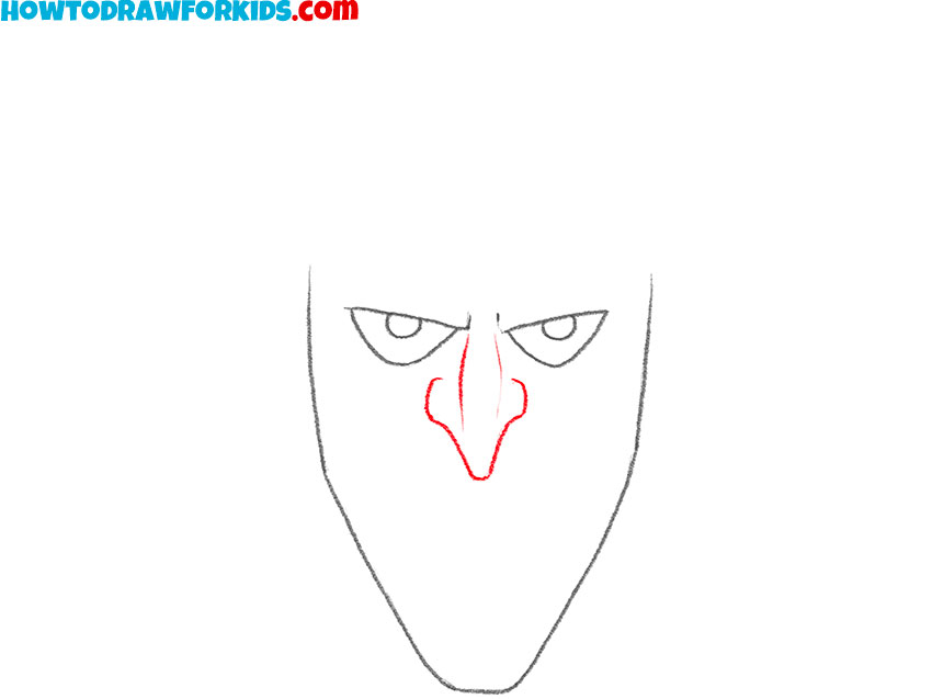 draw the Joker's nose