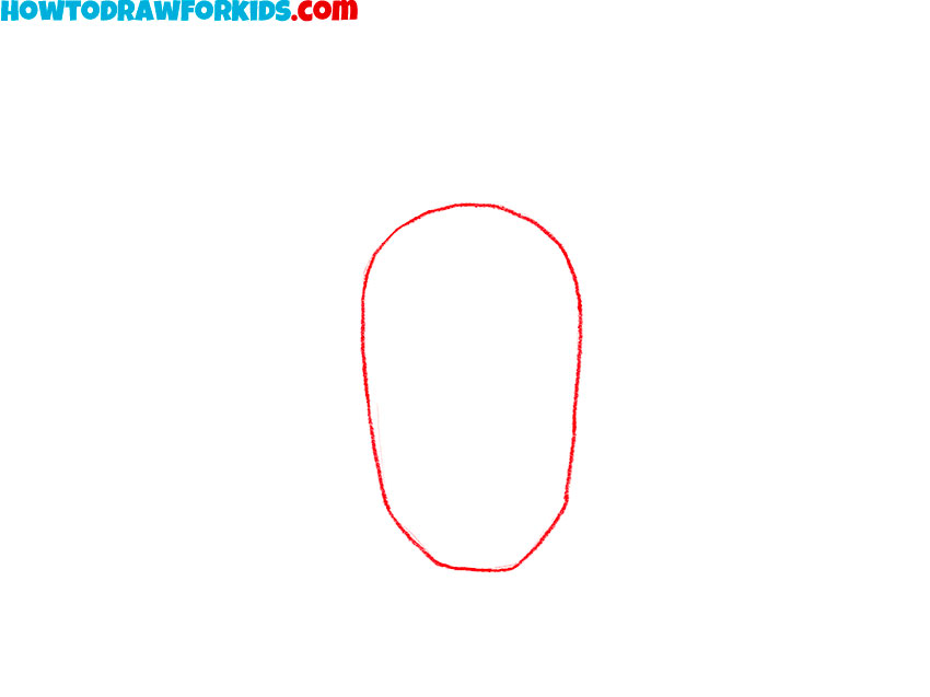 draw the basic oval