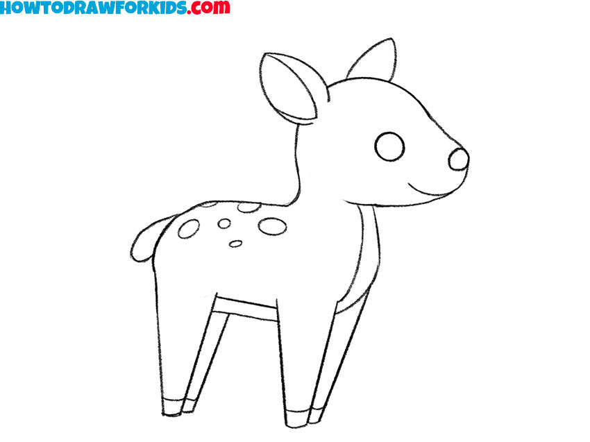 easy way ro draw a deer