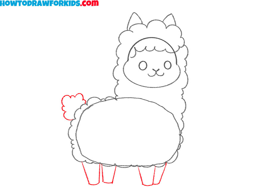 easy way ro draw a llama