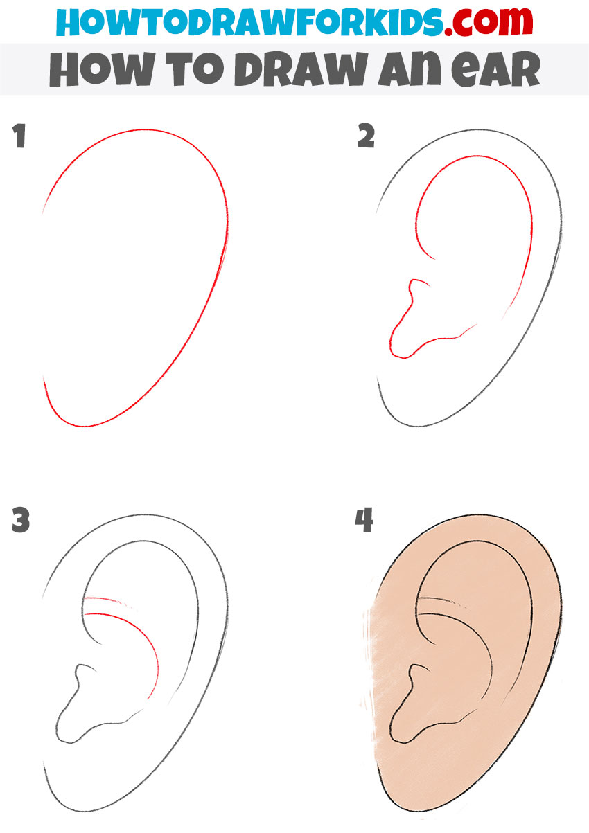 Easy Ear Drawing Tips via Do vs Don't | By Vkartbox | Facebook