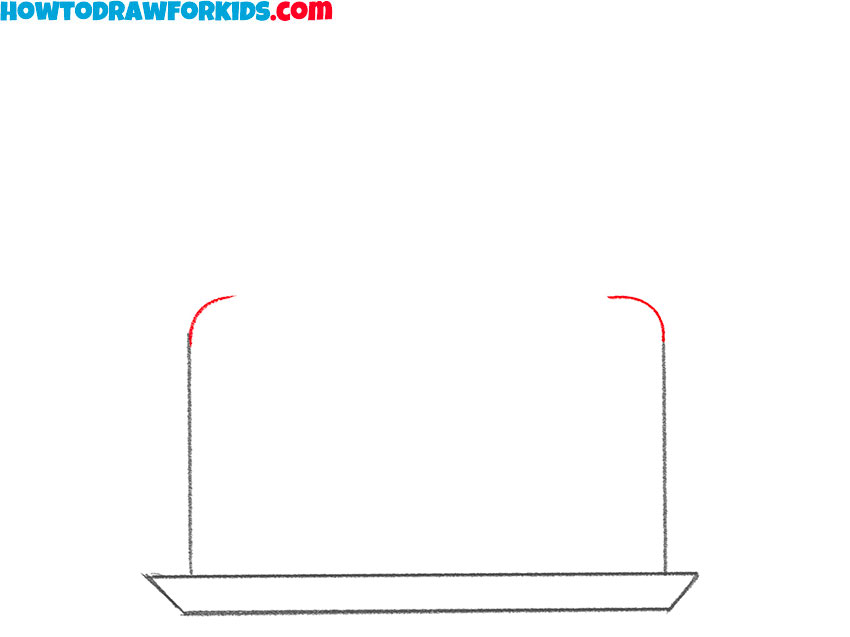 creating the top corners