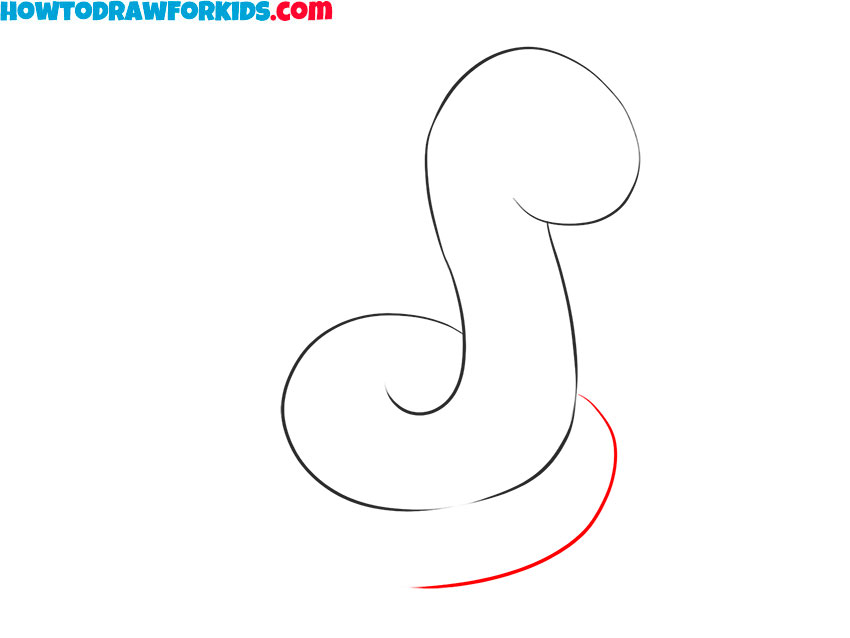 how to draw a cartoon rattlesnake