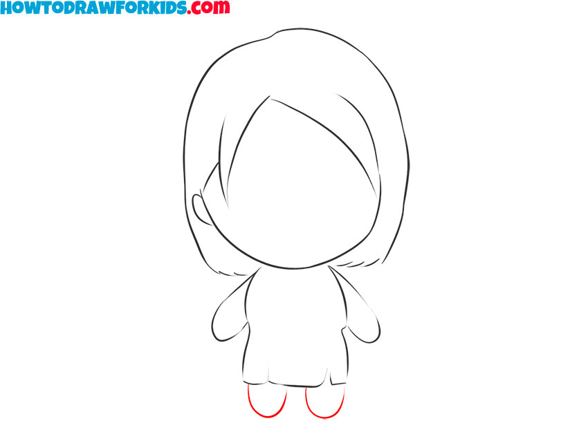 how to draw a cute chibi girl