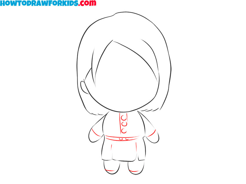 how to draw a funny chibi girl