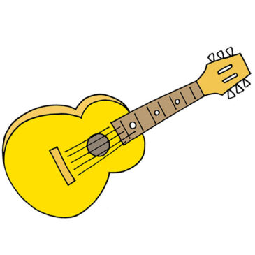 How to Draw a Guitar