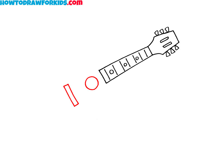 how to draw a guitar step by step for kids