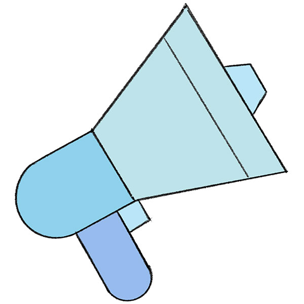 How to Draw a Megaphone