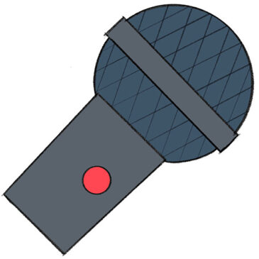 How to Draw a Microphone