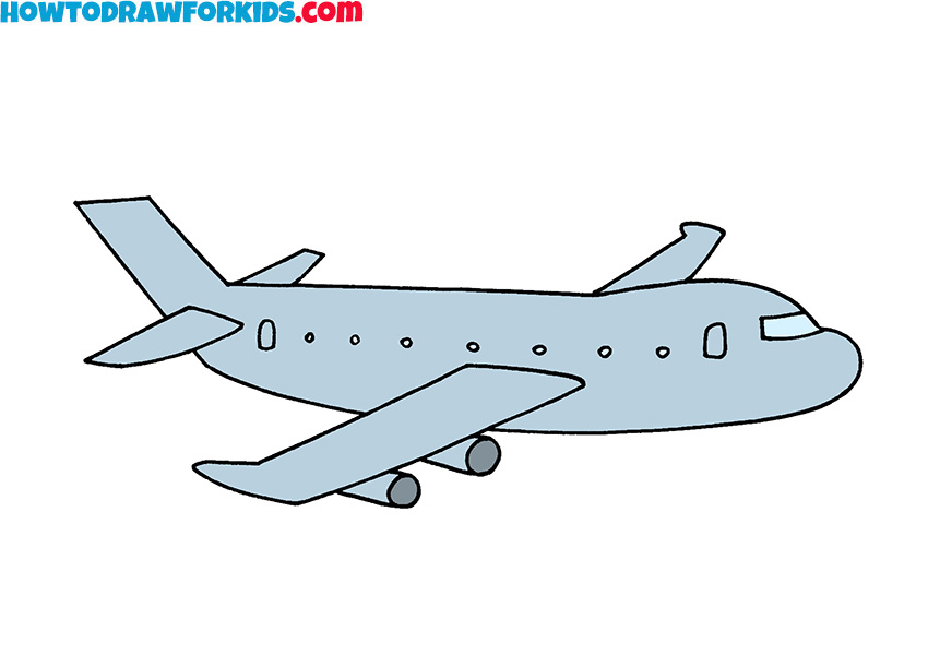 Airplane Drawing Line Art Vector Illustration Coloring Book Cartoon  Aeroplane Stock Vector by ©Ahmedrazu 583200346