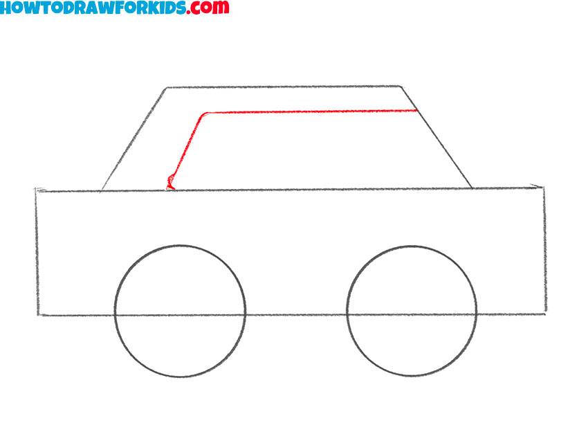 how to draw a police car easy step by step