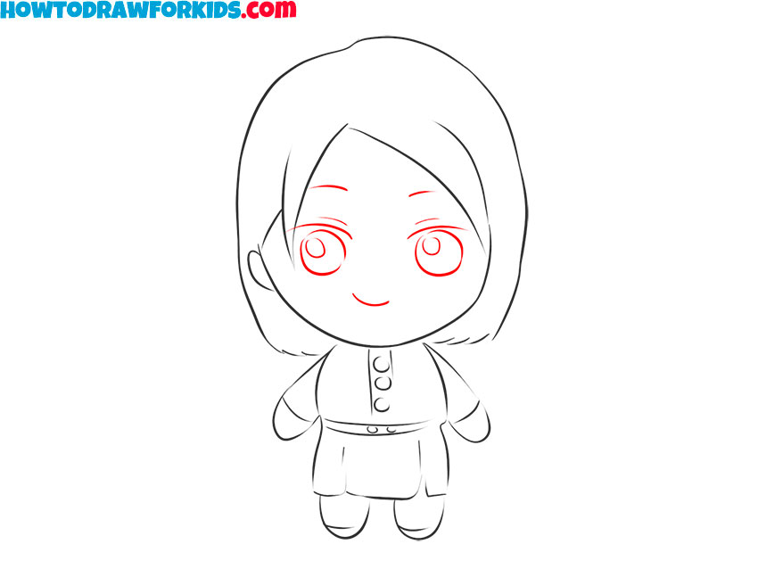 how to draw a pretty chibi girl