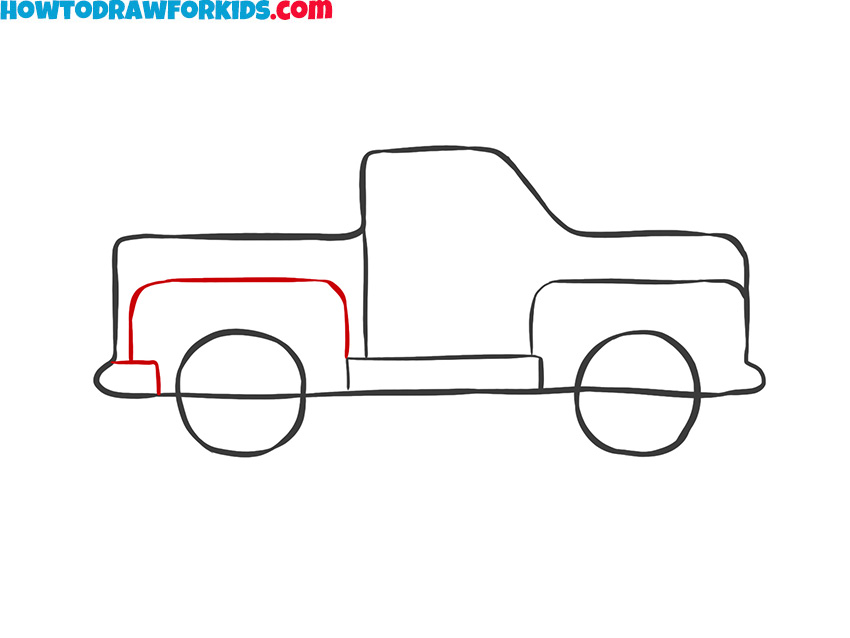 how to draw a simple truck drawing rurorial