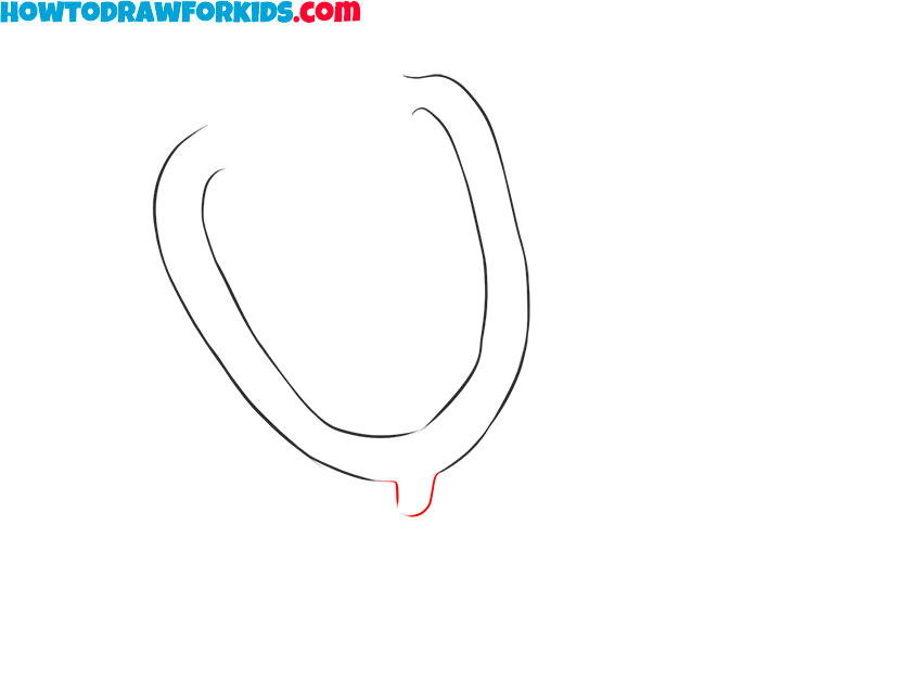 how to draw a stethoscope for kids