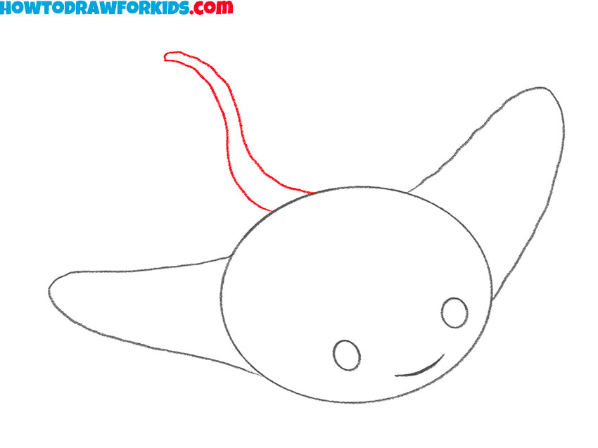 how to draw a stingray for kids easy