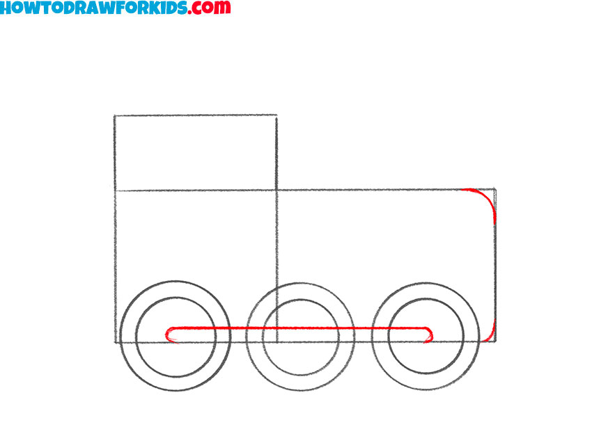 how to draw a train for kids easy