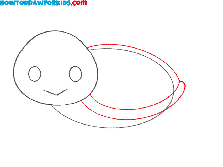 how to draw a turtle easy step by step