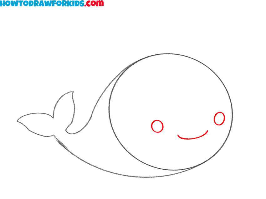 how to draw a whale easy step by step