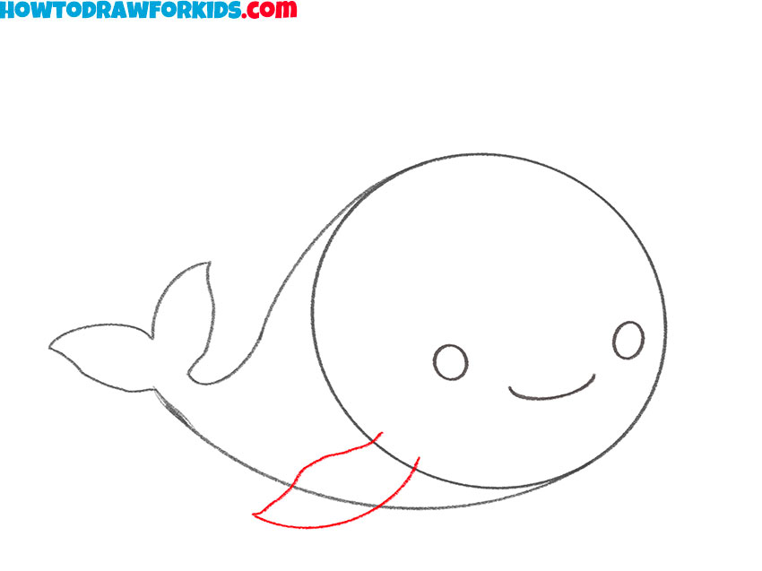 how to draw a whale for kids easy