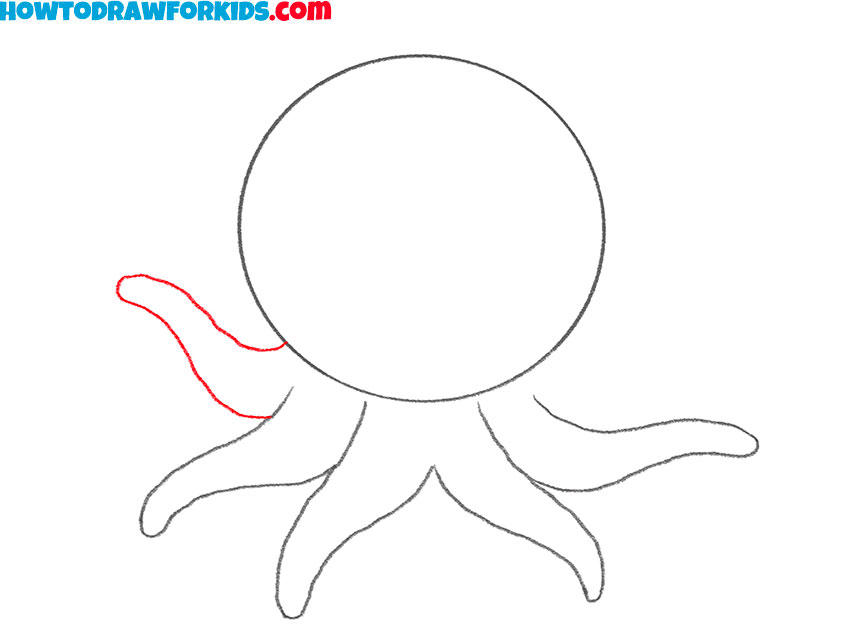 how to draw an octopus for kids easy