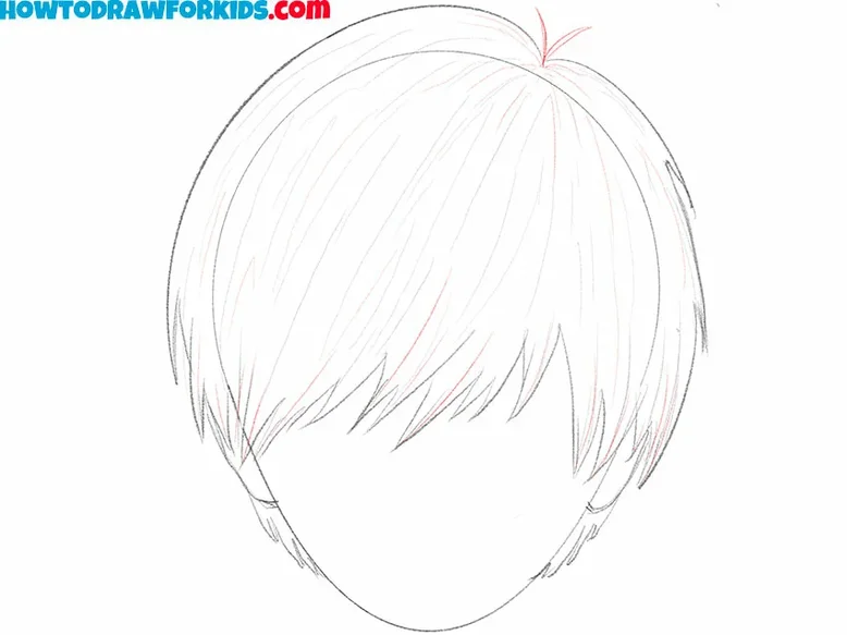 How to Draw Anime Hair Step by Step - Easy Drawing Tutorial For Kids