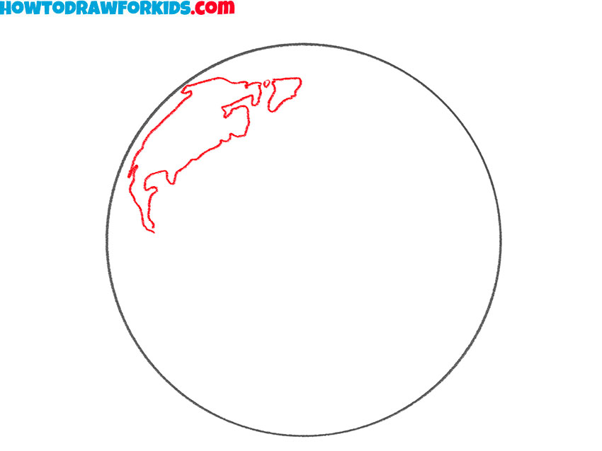 how to draw earth easy