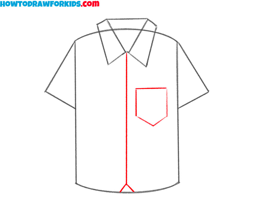 polo shirt drawing guide for kids