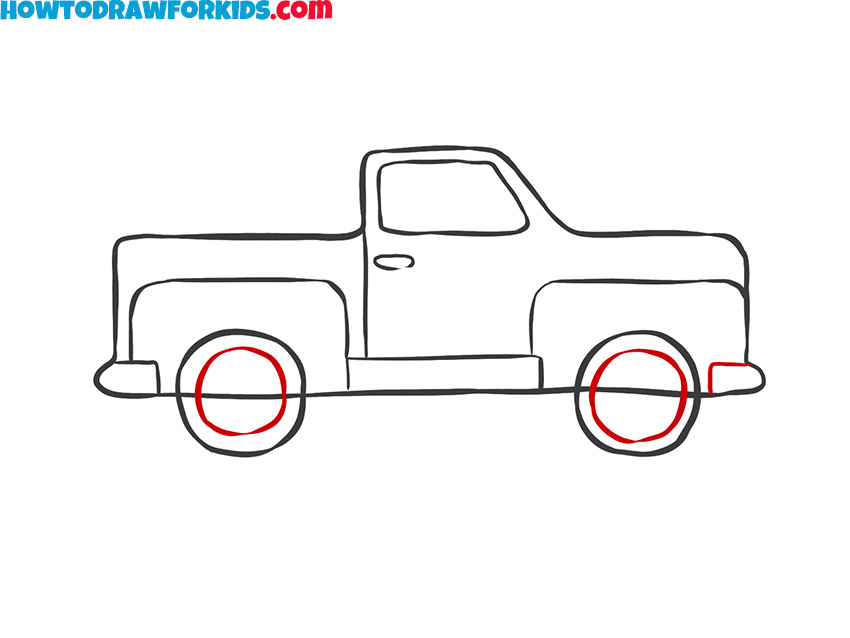 simple truck how to draw