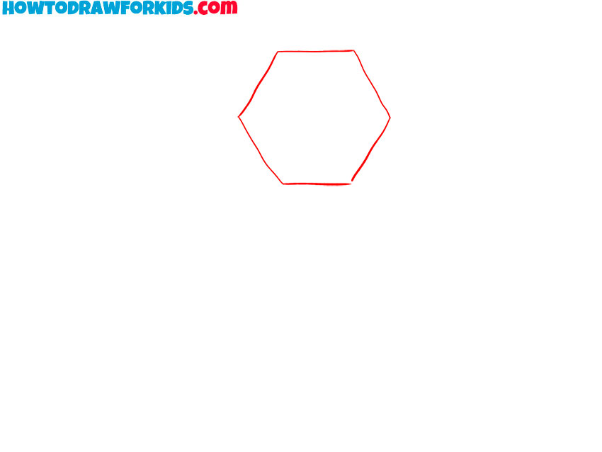 how to draw a honeycomb pattern