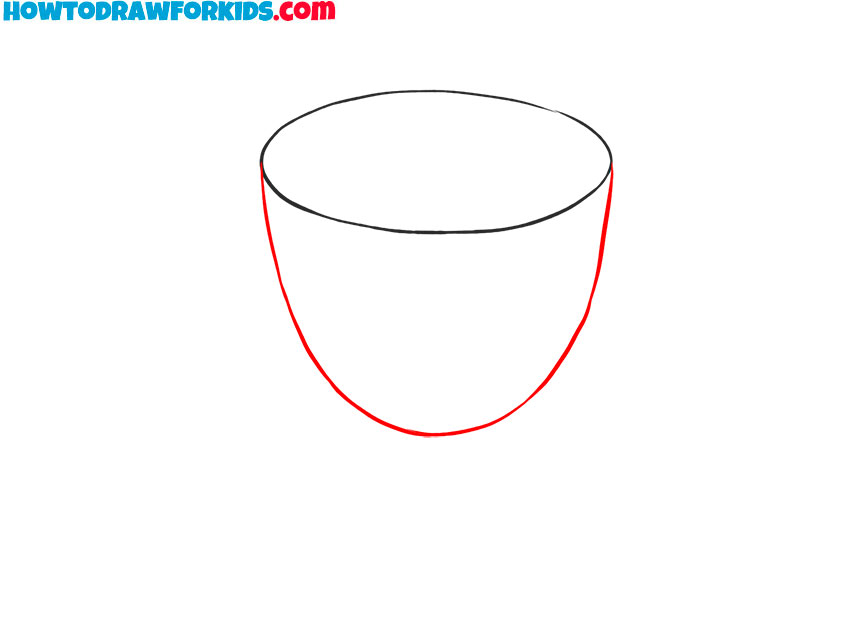 how to draw a cartoon tea cup