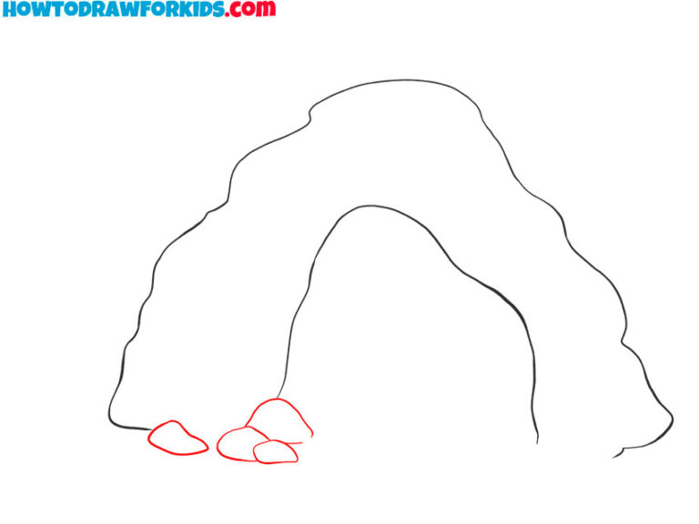 How to Draw a Cave Easy Drawing Tutorial For Kids