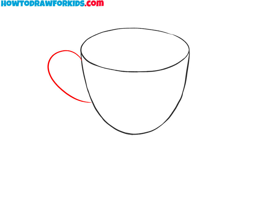 how to draw a cute tea cup