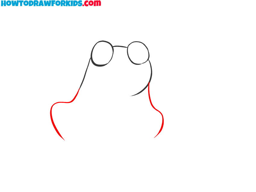 how to draw a frog cute