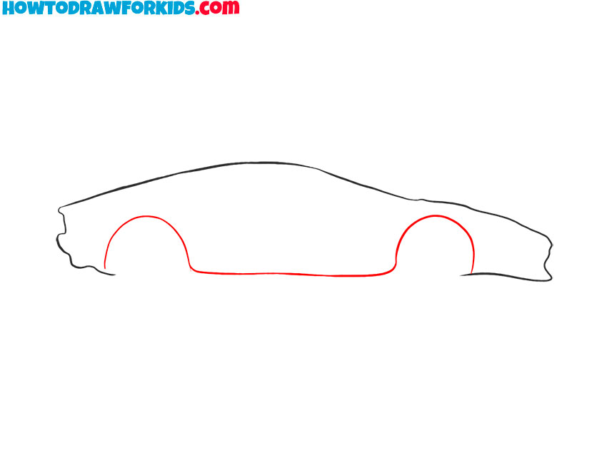 how to draw an easy ferrari