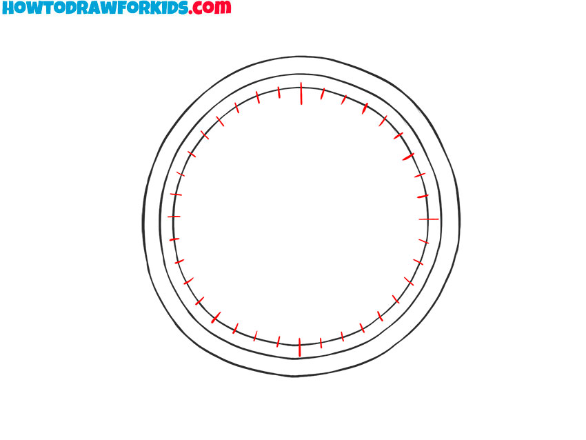 how to draw a circle compass
