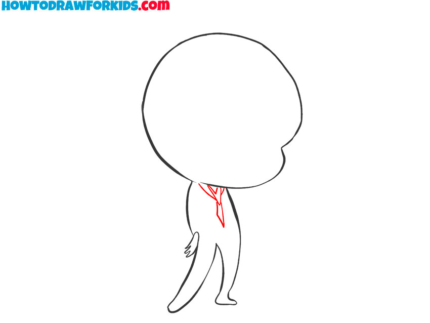 how to draw a cute slenderman