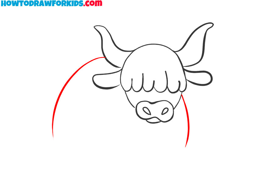 how to draw a realistic buffalo