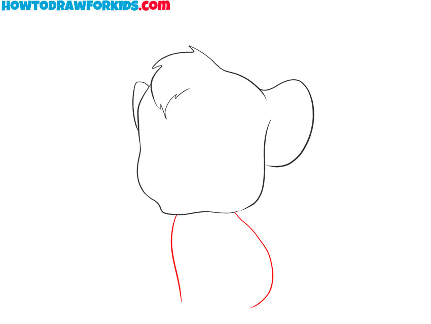 how to draw a realistic simba