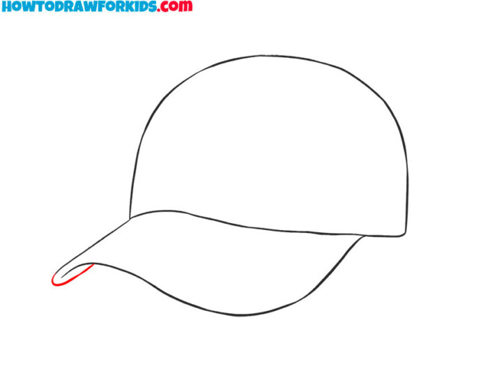 How to Draw a Baseball Cap - Easy Drawing Tutorial For Kids