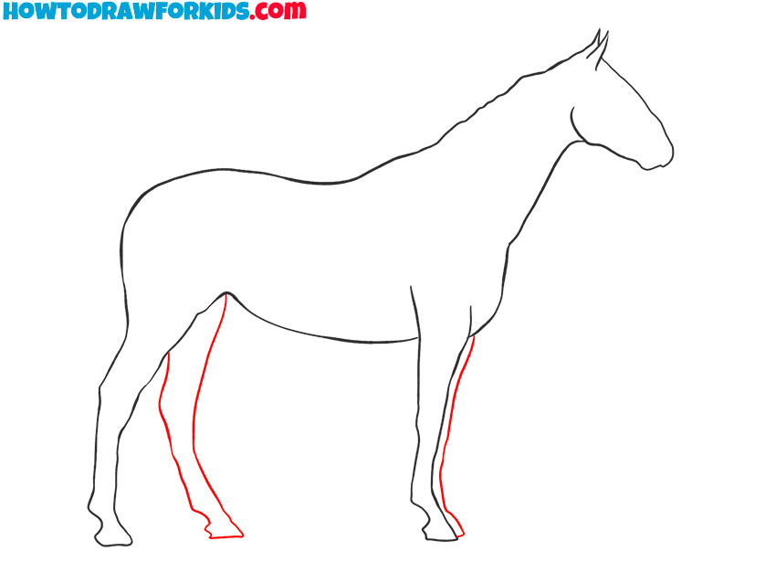 drawing a realistic horse